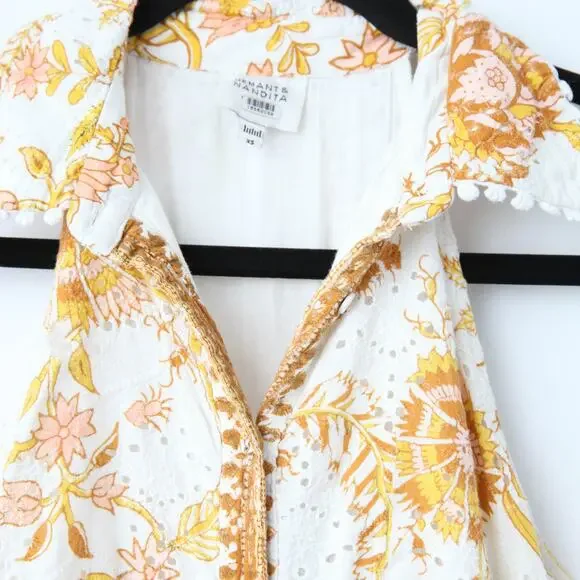 HEMANT AND NANDITA Tora Long Belt Buckle Dress in Off White - Picture 7 of 11